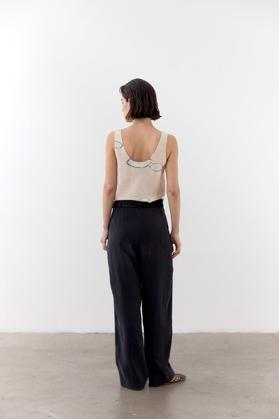 Top Print Clorado Seda - Crema