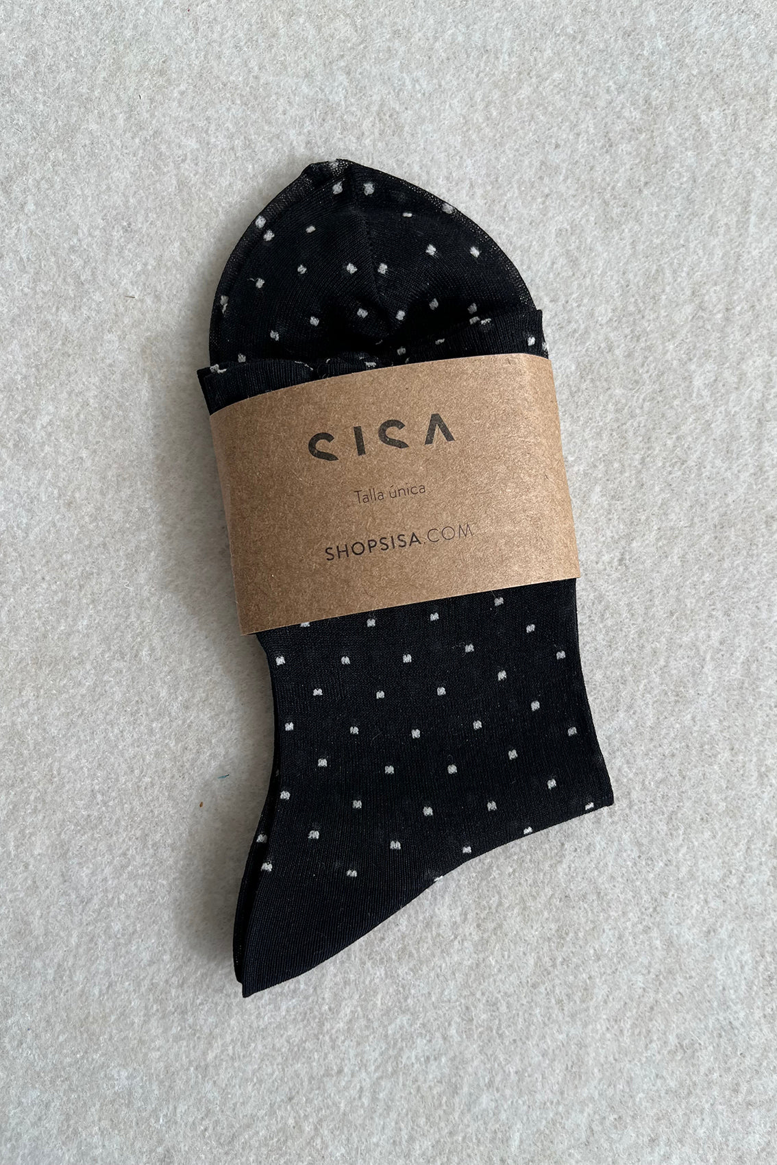 Calcetines Transparentes con Puntos