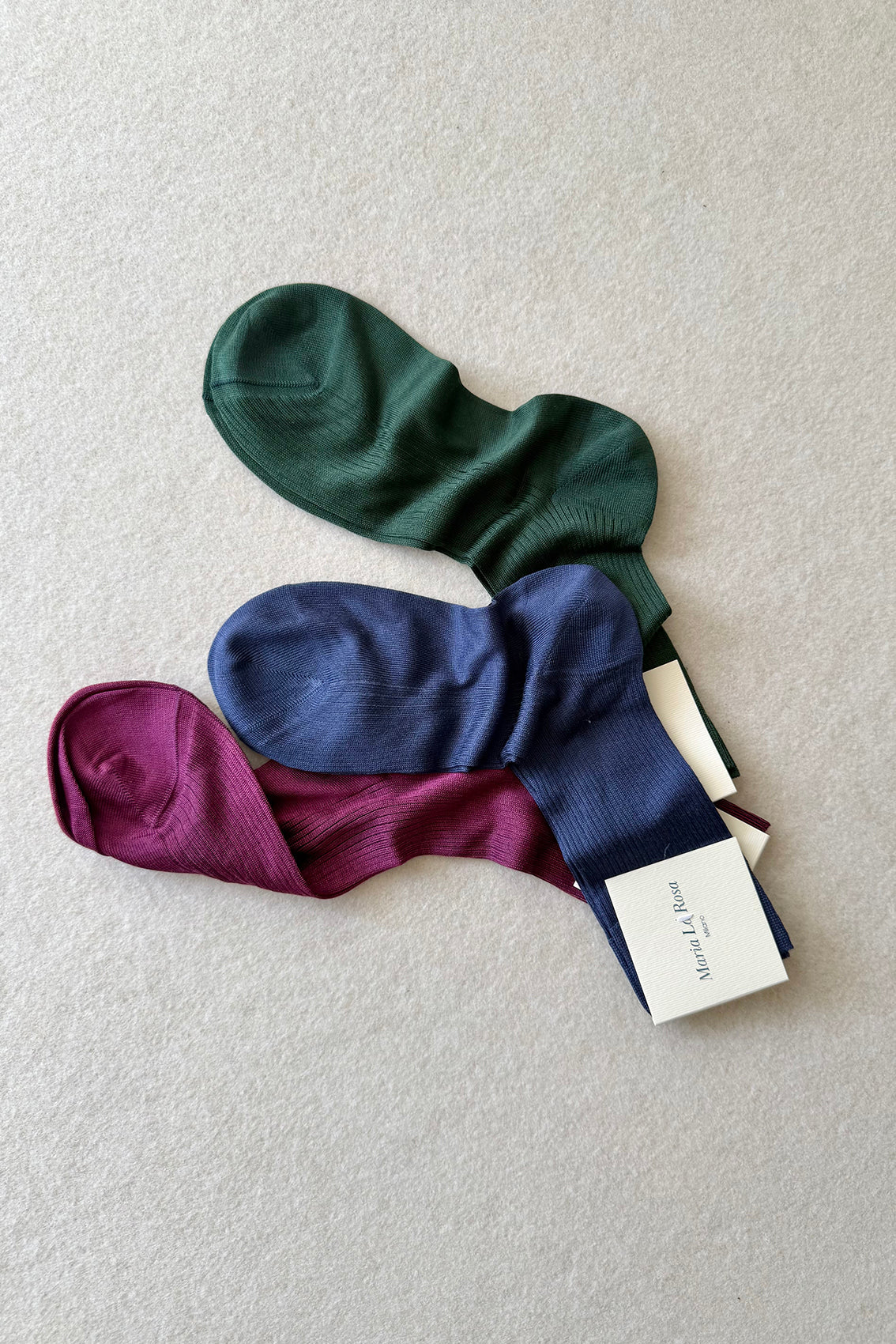 Calcetines Rib de Seda Maria La Rosa