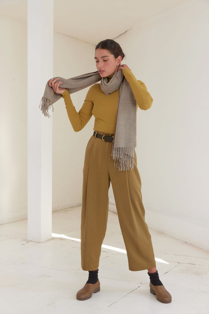 Wide Baby Alpaca Scarf