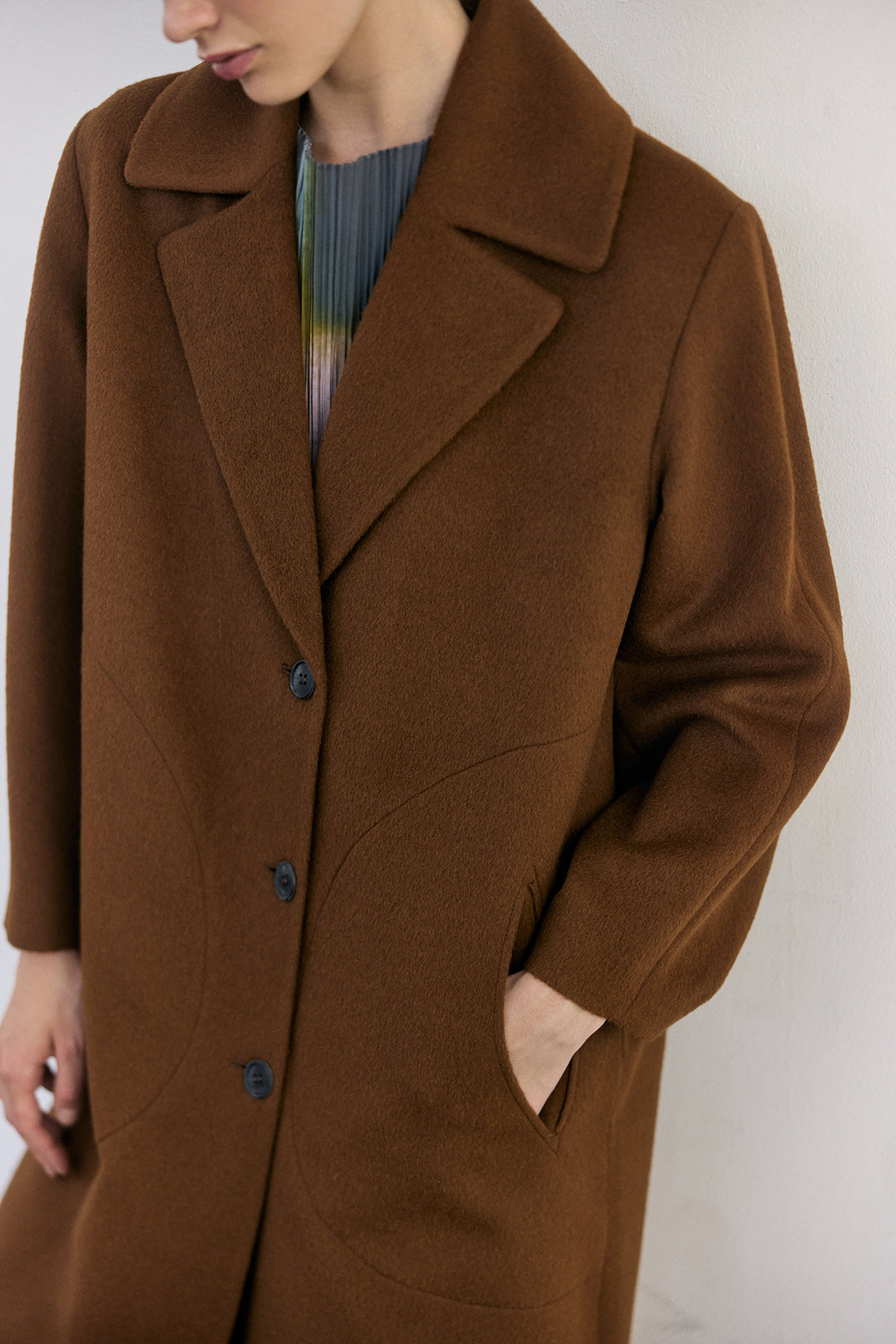 Abrigo Largo Baby Alpaca - Camel