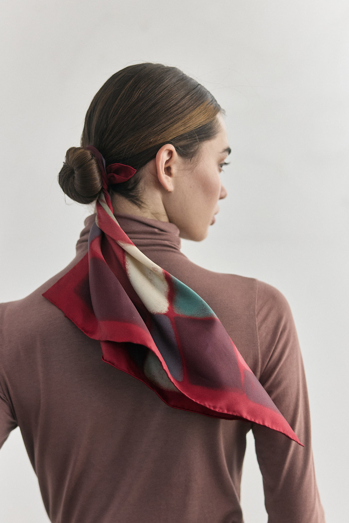 Pañuelo Cuadrado de Seda Pequeño - Granada