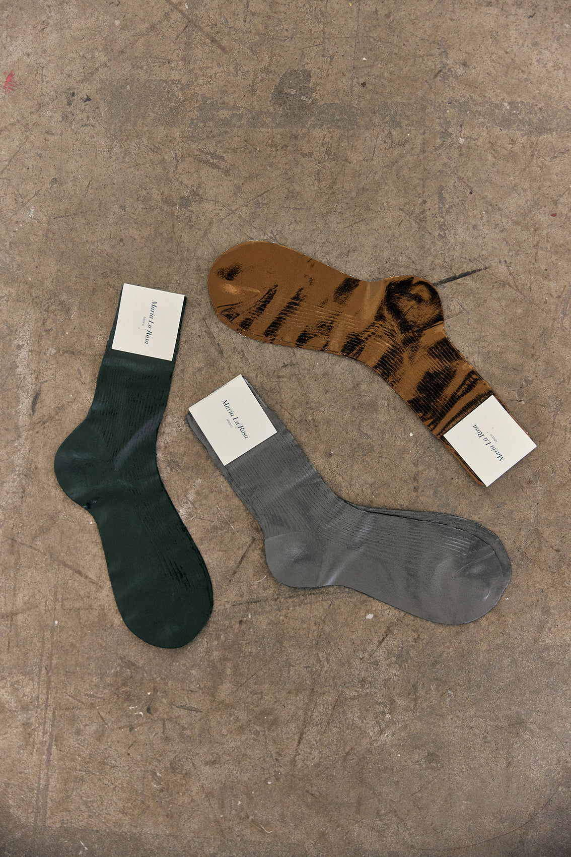 Calcetines Seda Metalizada Maria La Rosa