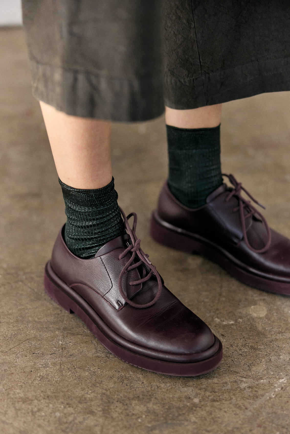 Calcetines Seda Metalizada Maria La Rosa