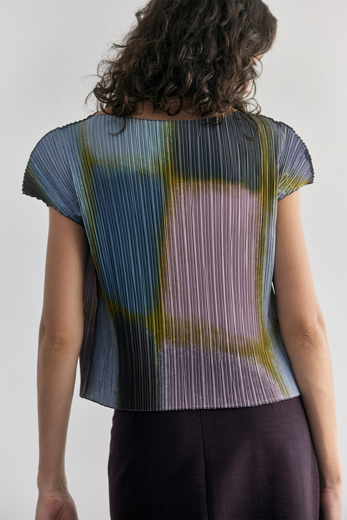 Pleated Printed Top - Mix