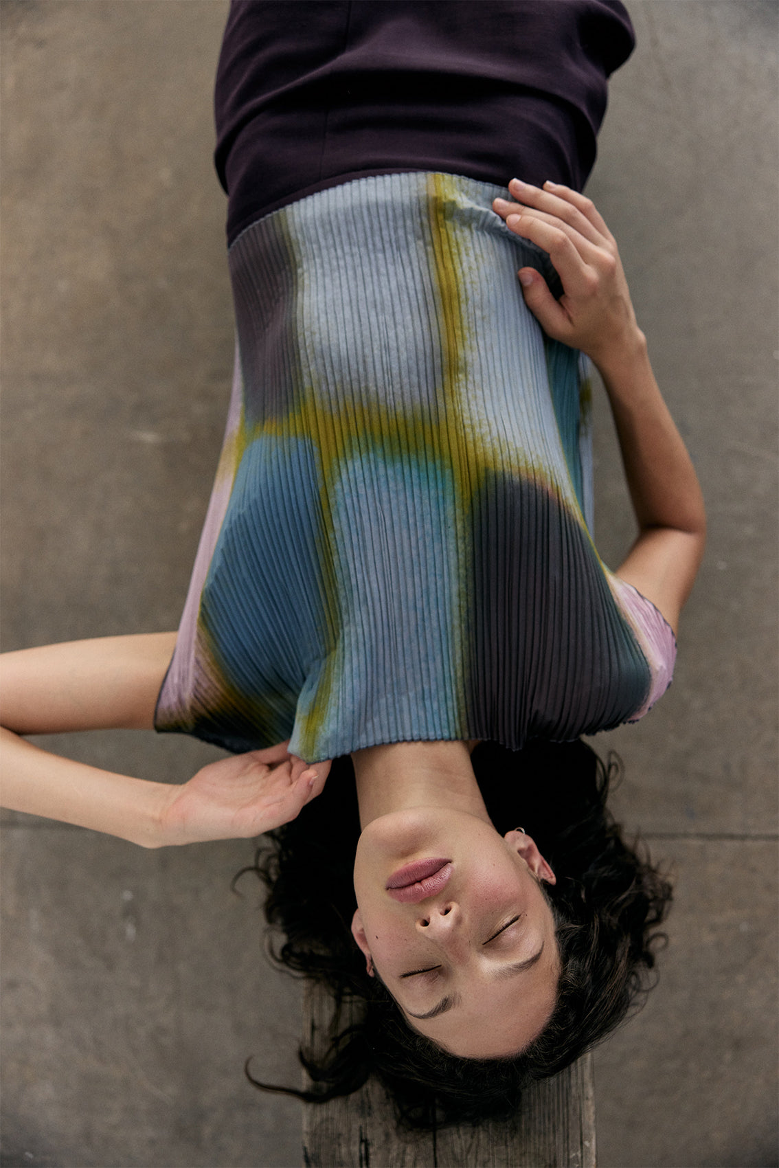 Pleated Printed Top - Mix