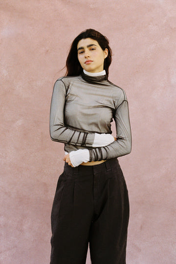 Top Beatle Seda Transparente - Pizarra [More coming soon]