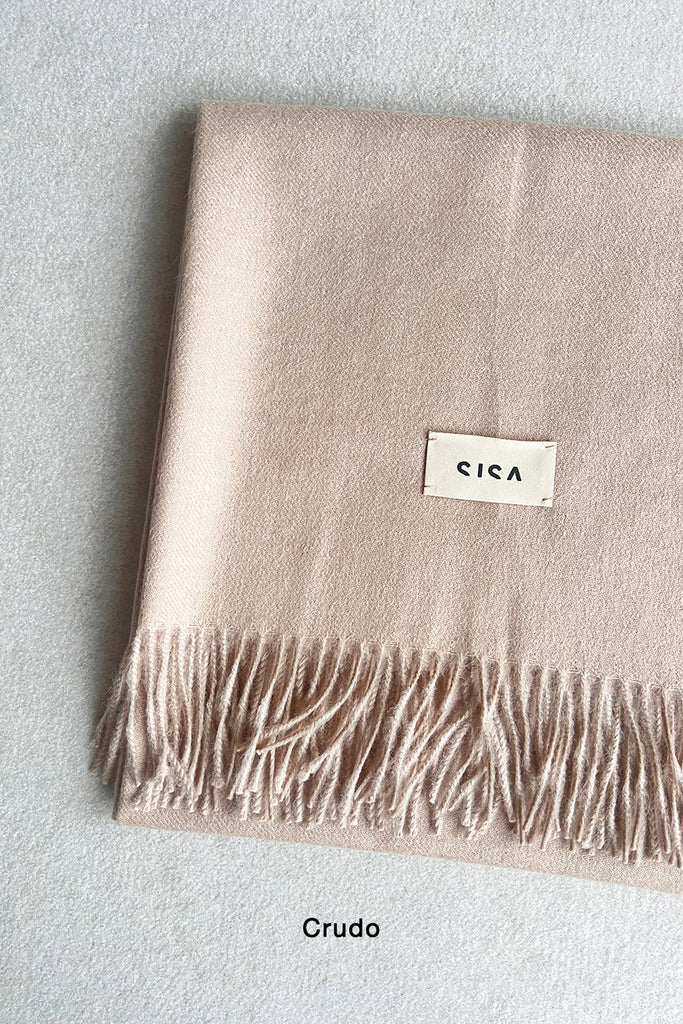 Wide Baby Alpaca Scarf