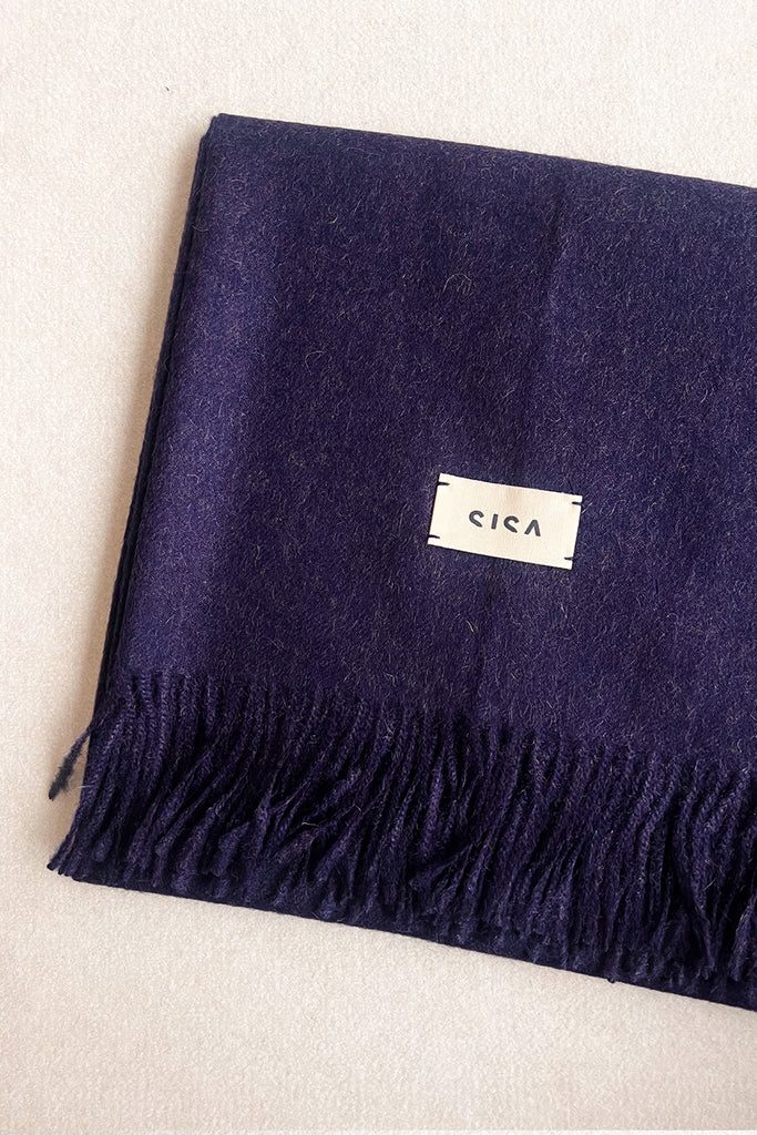 Wide Baby Alpaca Scarf