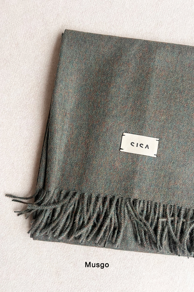 Wide Baby Alpaca Scarf